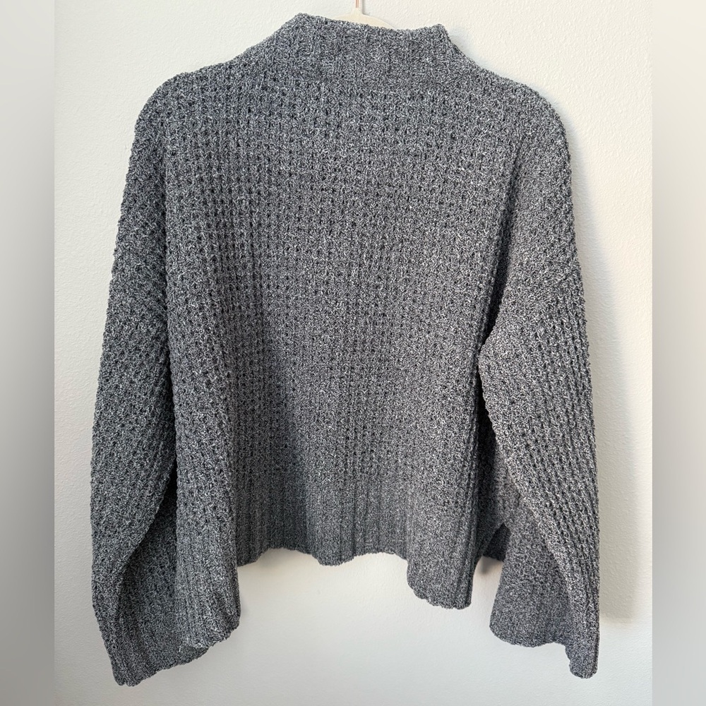 Altar’d State Large Gray Soft Turtleneck Women's Sweater - Picture 6 of 7